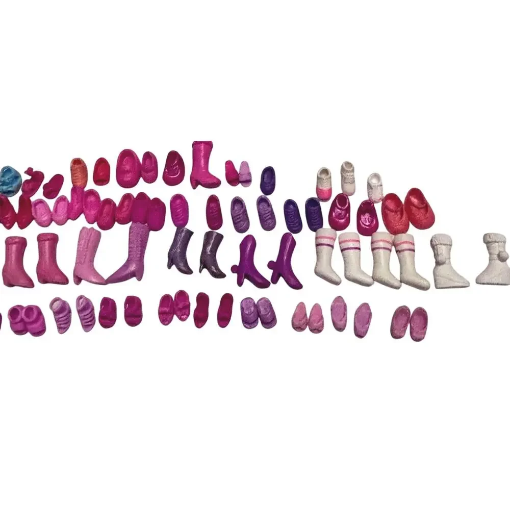Vintage Polly Pocket Shoes Boots & Sandals |48 Pairs | 25 Single Shoes
